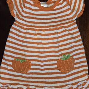 Gymboree Fall / Pumpkin Sweater Dress 3T- VGUC
